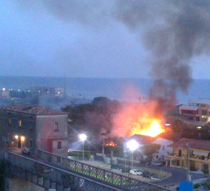 Incendio Amantea luglio2013