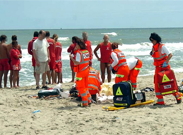 118 soccorso spiaggia