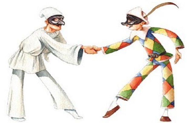 Arlecchino-e-Pulcinella