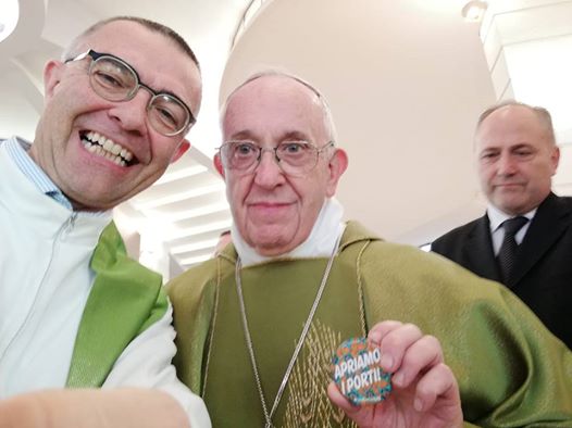 selfie del papa