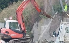 Frana a Coreca. Amantea spezzata in due